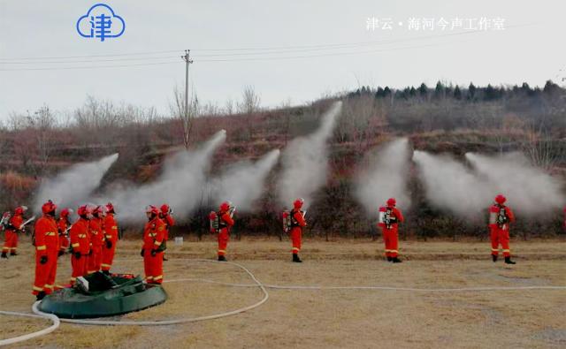 无人机、灭火弹、热成像齐上阵 津城森林防火救援用上高科技