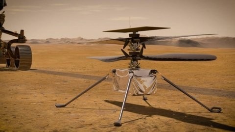 采用高通平台的无人直升机成功着陆火星