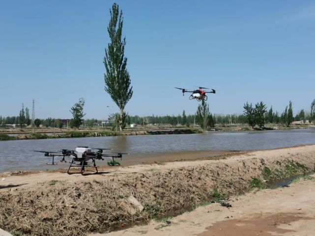 试验示范无人机飞播技术 加快智能农机推广应用